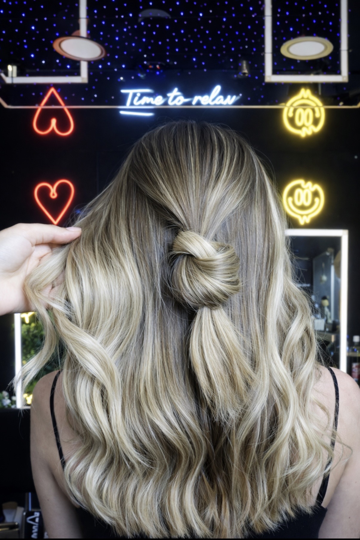 Blonde balayage hair color in Fort Lauderdale